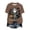 Brown, variant on CFXNMZGR Funny Halloween Shirts Plus Size Halloween Shirts for Women Pumpkin Graphic Tshirt Fall Casual Short Sleeve Tee Tops (Navy,XL)