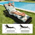 thumbnail image 6 of JIAN YA NA Lounge Chaise Chair Cushion Outdoor Indoor Seating Cushions Rocking Chair Padded with Ties (Hawaiian), 6 of 10
