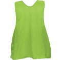 thumbnail image 2 of Champion Sports Mesh Practice Vest, Pack of 12, Solid and Numbered, Youth and Adult, Neon Green, Adult Regular, 2 of 3