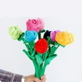 thumbnail image 6 of Clearance Items Plush Bouquet Artificial Flowers – Soft & Colorful Faux Flowers, Cute Foldable Stem, Fun Gift for Birthdays, Valentine's Day, Home & Office Décor, DIY Crafting & Events, 6 of 9