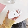 thumbnail image 5 of Funda de silicona liangnv para Airpods, compatible con Apple Airpods 1 y 2 [Diseño divertido] [El mejor regalo para niñas y mujeres] (Puente arcoíris), 5 of 5
