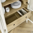 thumbnail image 4 of Modway Nolan Tall Arched Storage Display Cabinet in White Oak, 4 of 11