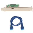 thumbnail image 1 of Adaptador USB 3.0 Soledad 19Pin a USB tipo C convertidor, 1 of 10