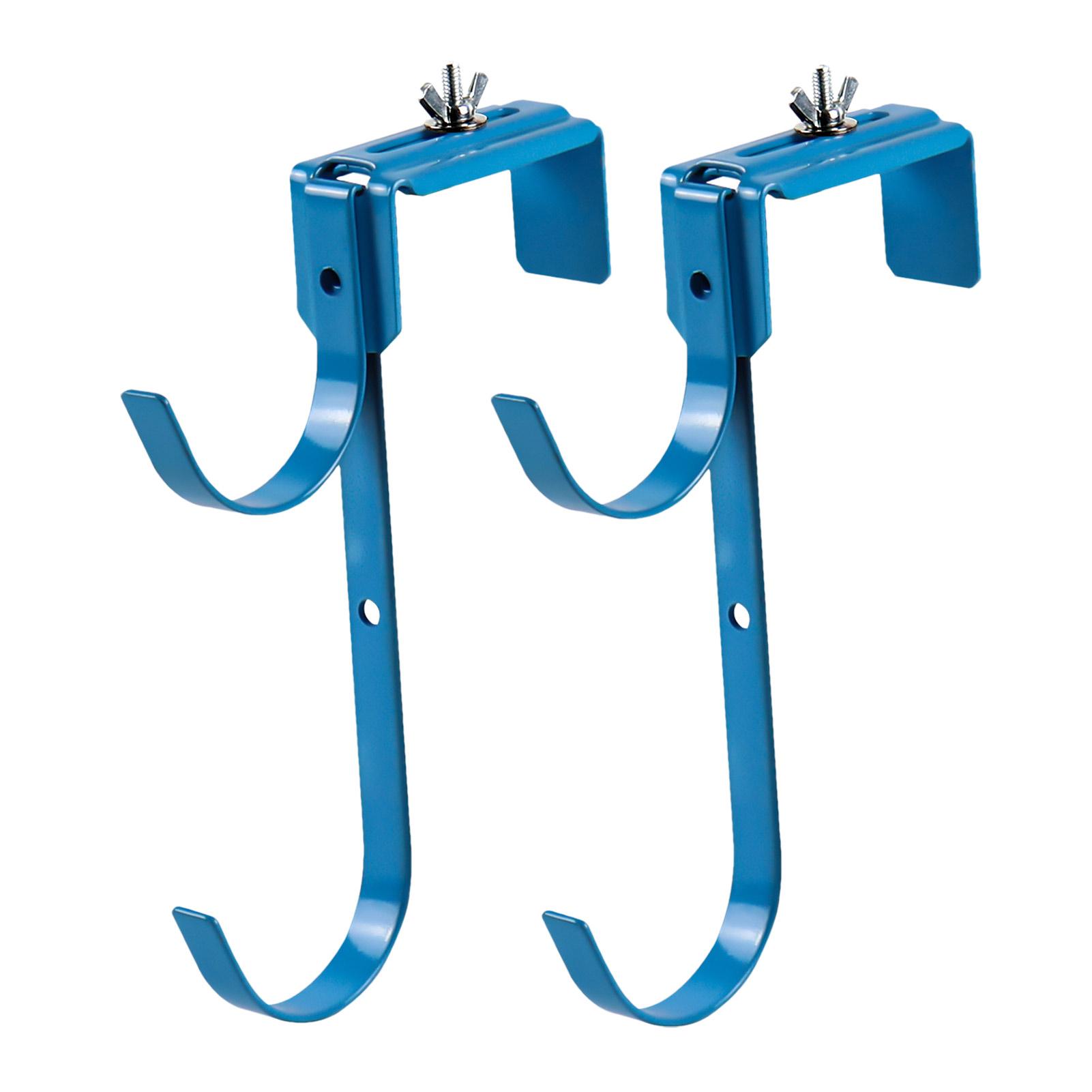 Pool Pole Hooks 2pcs/set Adjustable Aluminum Pool Equipment Hooks