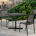 thumbnail image 3 of Whiteline Modern Living DT1679-GRY Table à Manger Pliante Carrée Extérieure Grise en Acier, 3 of 5