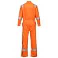 thumbnail image 2 of Portwest FR94 Men's FR Coverall, Lightweight Flame Resistant Bizflame 88/12 Iona Protective Workwear Orange, Small, 2 of 2
