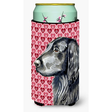 

Caroline s Treasures LH9141TBC Flat Coated Retriever Hearts Love and Valentine s Day Portrait Tall Boy Hugger Tall Boy