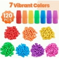 thumbnail image 3 of 120 Pack Pencil Top Erasers, Cap Pencil Eraser Toppers, Studying Supplies for Teachers Classroom Must Haves Pencil Erasers, 7 Colors, 3 of 3