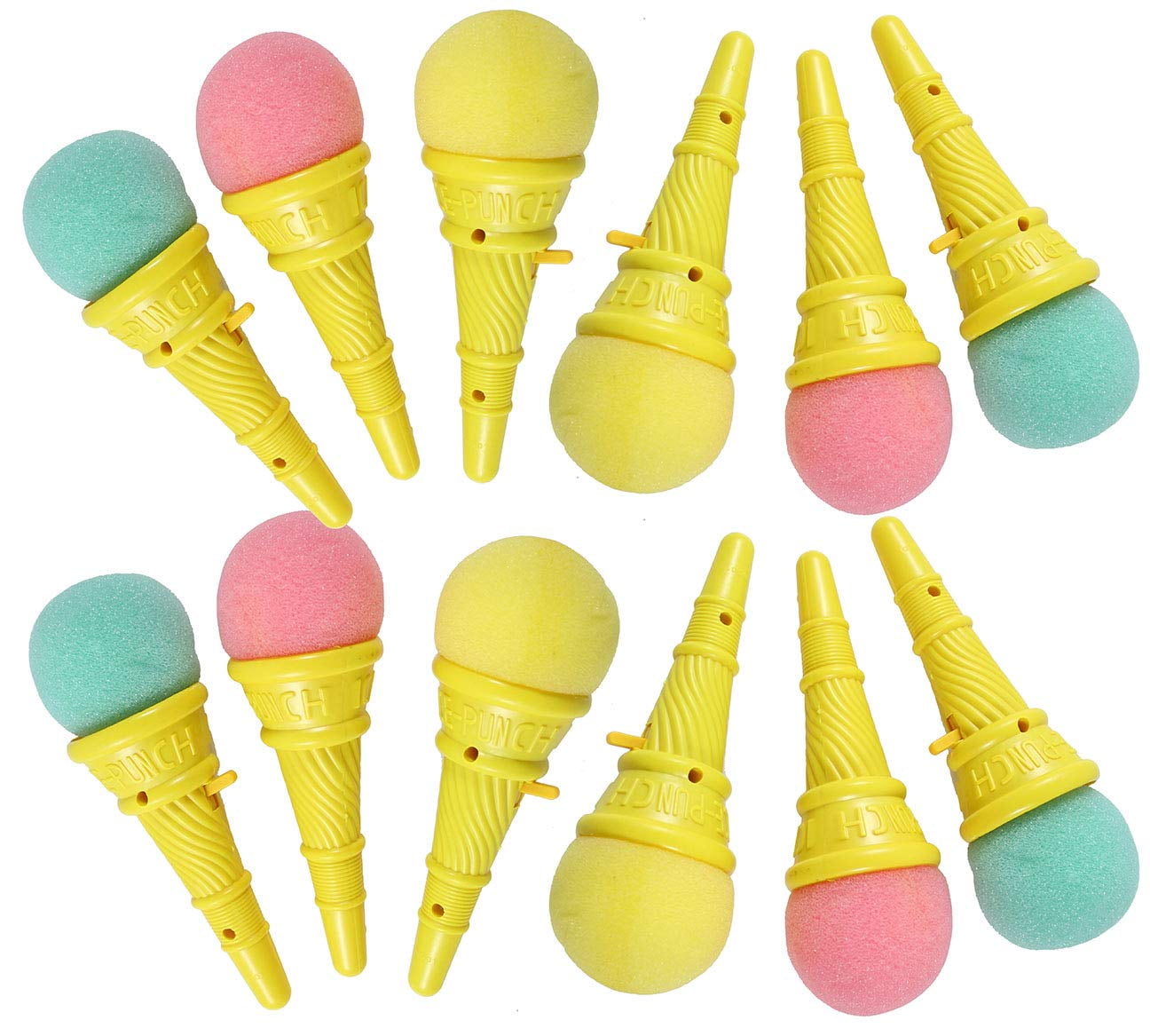 Fun Express Plastic Sport Ball Ice Cream Cone Shooters Pack of 12