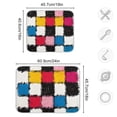 thumbnail image 4 of Yayeee Dish Drying Mat for Kitchen Counter 16"x18" Microfiber Absorbent Pad, White Checkered Pattern, 4 of 7