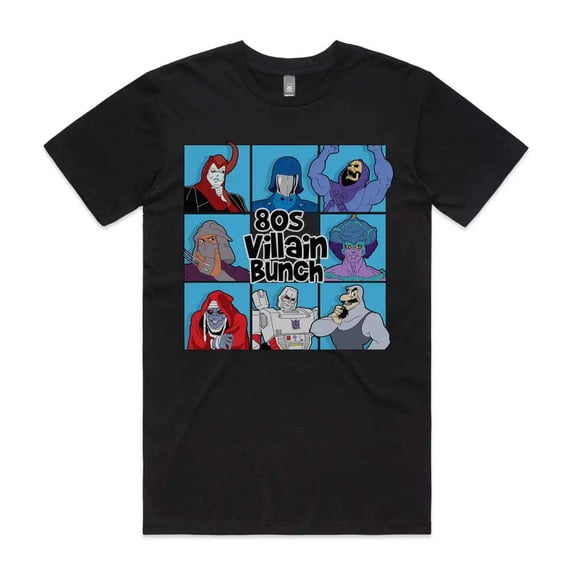 80's Villains Bunch Movie T-Shirt