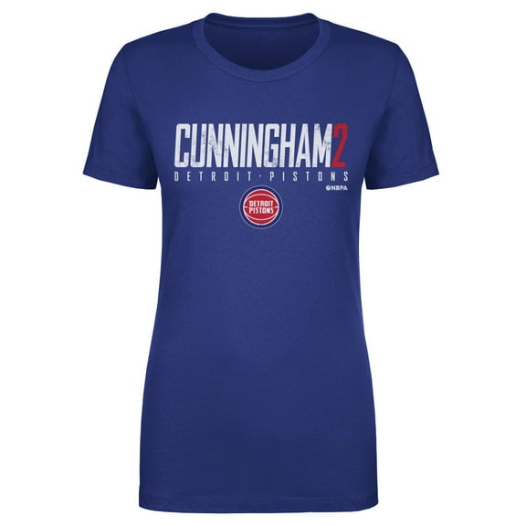 Women's 500 Level Cade Cunningham Blue Detroit Pistons Elite T-Shirt