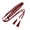 Red, variant on Women's Metal Braided Belt Fringe Rope Tie Belts for Dress Braided Holeless Woven Medium Boho Bohemian Slim Date Night Tassel Cute Spring Umber One Size