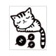 thumbnail image 1 of Ounissouiy Adhesivos de gato para pared, pegatinas bonitas de animales, Gato durmiendo para interruptor de luz, decoración del hogar, dormitorio, Decoración del hogar, 1 of 6