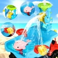 thumbnail image 7 of Beefunni Sand Toys for Toddlers Kids, Beach Toys, Truck Sandbox Toys Set, Activity Sensory Water Play Summer Outdoor Toys Gift for Kids Age 3 4 5 6+, Sand Molds Kit, 7 of 7