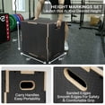 thumbnail image 3 of Open Box Signature 30" x 24" x 20" Wooden Plyo Box Non-Slip Jump Platform, Gray, 3 of 7