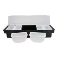 thumbnail image 3 of Fruit Dispenser Tray For 6-Compartment Fruit Side Dish And Condiment Fruit Caddy Bar Kitchen Ingredients Holder, 3 of 7