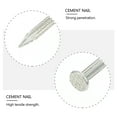 thumbnail image 2 of Raindrops 310pcs Cement Nail Steel Silver Heavy Duty Professionals DIY Projects, 2 of 6