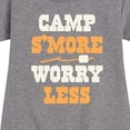 thumbnail image 3 of Instant Message - Camp Smore Worry Less - Toddler And Youth Girls Fleece Dress, 3 of 6
