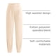 thumbnail image 4 of Pantalones PRETTYGARDEN 2025 de Tiro Alto y Tobillo Beige Talle S, 4 of 9