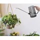 thumbnail image 3 of Regadera de 1 litro, regadera cilíndrica transparente con pico de acero inoxidable, herramienta de riego de plantas de jardín para plantas de interior, plantas de oficina, interior y exterior TUNC Sencillez, 3 of 5