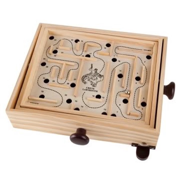 Large Wooden Labyrinth Marble Ball Maze Board Game