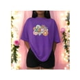 thumbnail image 1 of Playera Blusa Mujer De Mamá con Estampado de Flores Ropa Casual y Bonita para Día de la Madre Color Morado Talla Mediana Marca Emil SaEs, 1 of 4