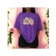 thumbnail image 1 of Playera Blusa Mujer De Mamá con Estampado de Flores Ropa Casual y Bonita para Día de la Madre Color Morado Talla Chica Marca Emil SaEs, 1 of 4