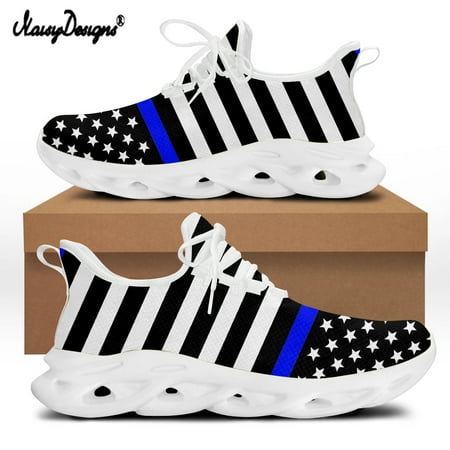

Noisydesigns Summer/Autumn Casual Men Mesh Kintting Flats Shoes US Flag Prints White Bottom Wear-resistant Sneakers for Teens
