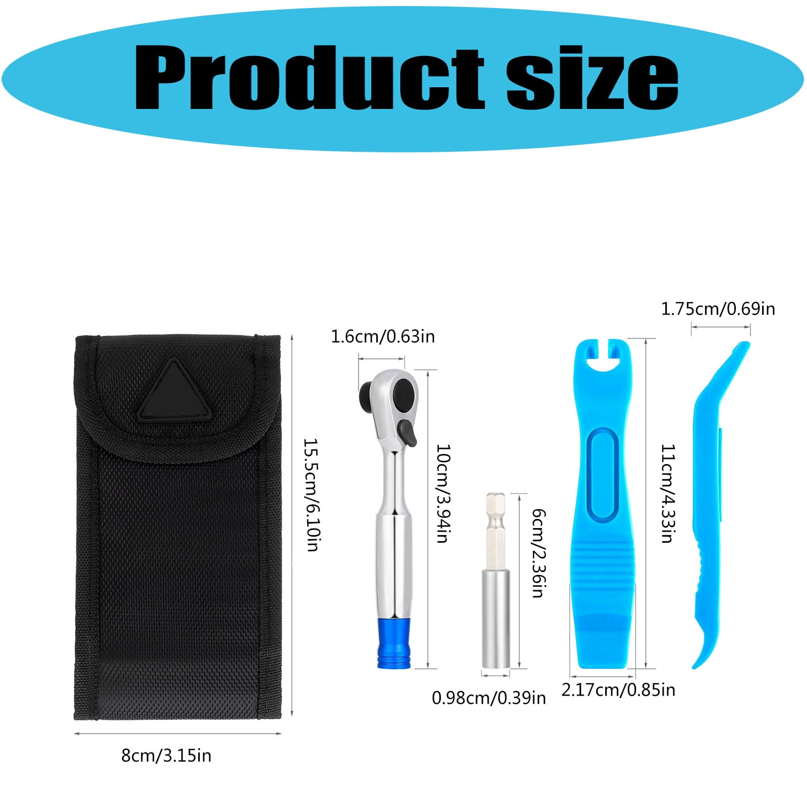 Easy to Use Bicycles Repair Tool Set Cycling Tool Set with Practical Multitool to Beginner and Emergencies Situations