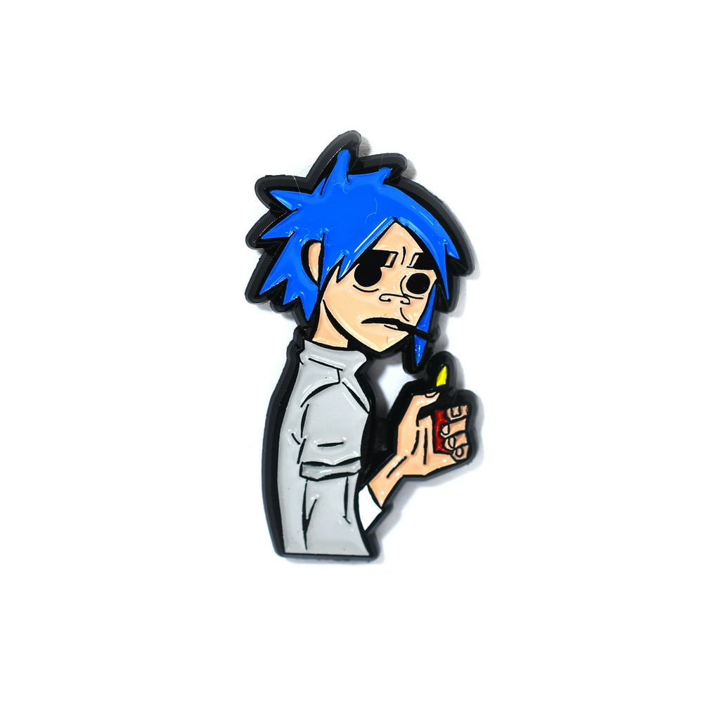 Cool Pins - 2-D Gorillaz Collectible Jamie Hewlett Comic Art Pendant