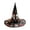 C, variant on Witch Hat for Women, Halloween Costume Hat, Tall Pointed Wide Brim Cone Hat, Perfect for Party Dress Up Cosplay and Costume Contests F