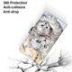 thumbnail image 2 of Funda Para Xiaomi Poco M5 4g Patrón Pintado Funda De Cuero Cierre Magnético - Dos Gatos Blancos, 2 of 5