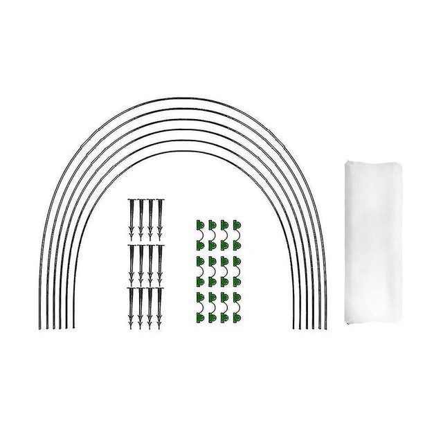 Aros de jardín LANNMXG para redes aros de protección de cultivos inoxidable