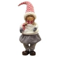 thumbnail image 2 of Northlight 16" Red and Ivory Gnome Young Girl Christmas Tabletop Figurine, 2 of 2