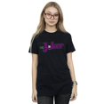 thumbnail image 2 of DC Comics T-Shirt Boyfriend en Coton avec Logo Texte The Joker pour Femmes, 2 of 5