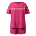 thumbnail image 4 of MAIHAN Womens Two Piece Outfits Spring Outfits for Women Shirt and Short Outfit Cute 2 Piece Outfits for Women Cotton Outfits Sets, 4 of 4