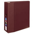 thumbnail image 2 of Heavy-Duty Non-View Binder With Durahinge, Three Locking One Touch Ezd Rings And Thumb Notch, 5" Capacity, 11 X 8.5, Maroon | Bundle of 5 Each, 2 of 5