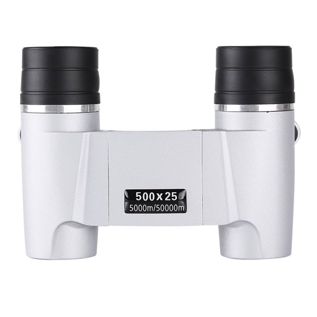 Binoculares 500x25 de alta definición y alta potencia para poca luz. Binoculares para adultos con visión nocturna y diurna. Binoculares para exteriores con enfoque automático. Binoculares para