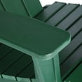 thumbnail image 6 of Westintrends Malibu Outdoor Rocking Chair Set of 2, All Weather Resistant Poly Lumber Classic Porch Rocker Chair, 350 lbs Support Patio Lawn Plastic Adirondack Chair, Dark Green, 6 of 16