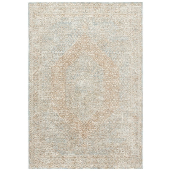 SAFAVIEH Marigold Cleves Oriental Area Rug, Blue/Beige, 8' x 10'