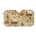 thumbnail image 7 of Balery Wild West Cowboy Print Car Windshield Sun Shade,Windshield Sunshade for Car Pickup Truck SUV Accessories-Medium, 7 of 7