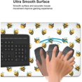 thumbnail image 5 of Gaming Mouse Pad Large Desk Mat,Desk Pad Extended Keyboard Pad,Anti-Slip Rubber Base Mouse Pad for Women Girls Work,Game,Office,Home 35.4"X15.7",Cute Honey Bee, 5 of 6