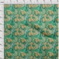 thumbnail image 4 of oneOone Cotton Poplin Sea Green Fabric Abstracts Dress Material Fabric Print Fabric By The Yard 56 Inch Wide, 4 of 5