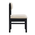 thumbnail image 6 of Better Homes & Gardens Juliet Upholstered Dining Chairs, Black and Cream, Set of 2, 6 of 9