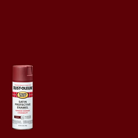 Rust-Oleum Stops Rust Satin Spray Paint 12 oz. Aerosol Can