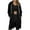 Black, variant on idosla Womens Hoodies 2025 Zip Up Sweatshirts Oversized Fashion Long Hooded Fall Winter Fleece Jackets with Pockets (Black, XXL)