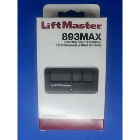 893Max 3 Button Liftmaster Visor Remote Control Garage Door Opener