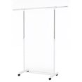 thumbnail image 2 of HOME ORGANIZER Removable Garment Rack Rolling Clothes Rack Holder Storage Organizer with Bottom Shelf Adjustable Height Length for Home Bedroom, 2 of 8