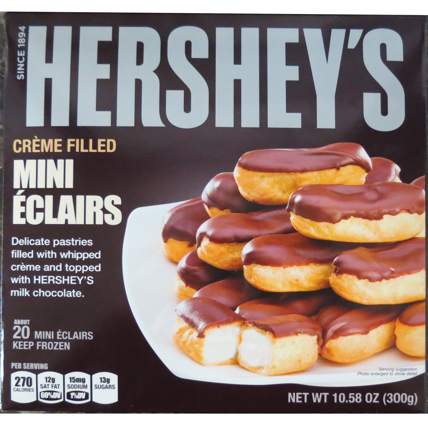 Hershey's Creme Filled Mini Eclairs, 20 ct, 10.58 oz